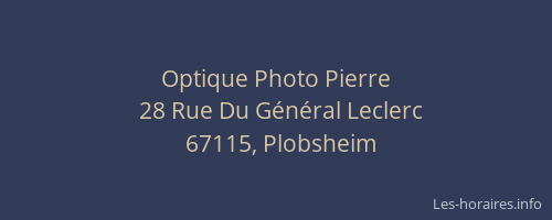Optique Photo Pierre