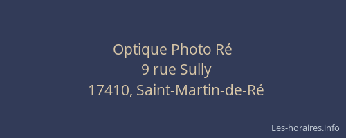 Optique Photo R&eacute;