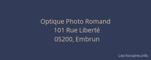 Optique Photo Romand