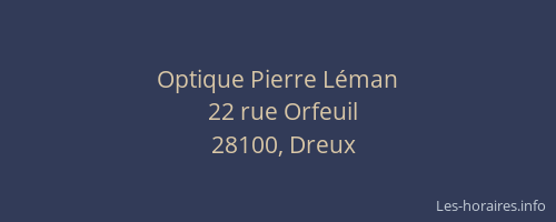 Optique Pierre Léman