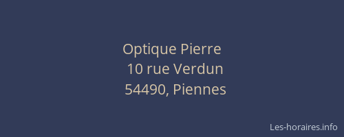 Optique Pierre