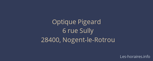 Optique Pigeard