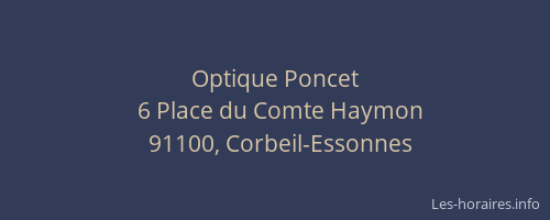 Optique Poncet