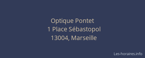 Optique Pontet