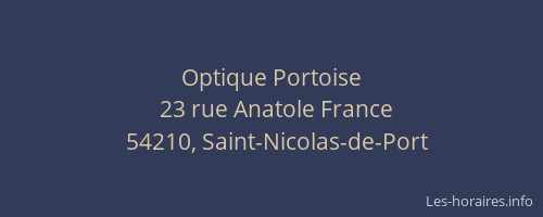 Optique Portoise
