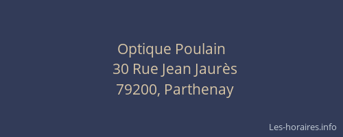 Optique Poulain