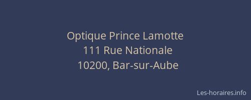 Optique Prince Lamotte