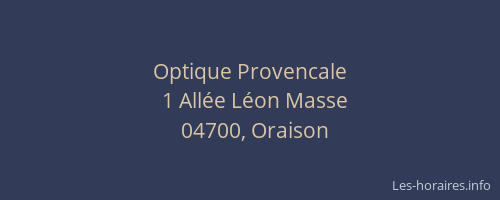 Optique Provencale