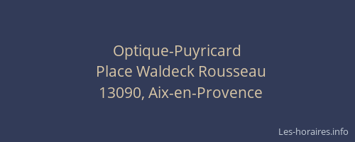 Optique-Puyricard