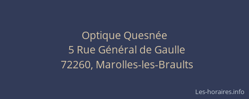 Optique Quesn&eacute;e
