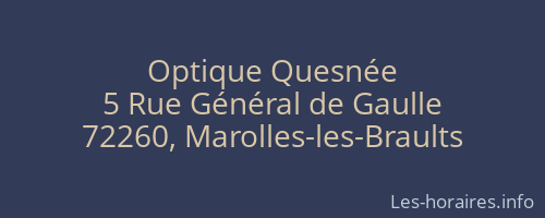 Optique Quesnée