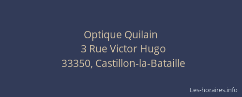 Optique Quilain