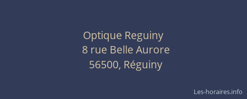 Optique Reguiny