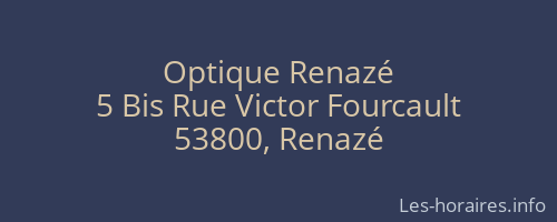 Optique Renazé