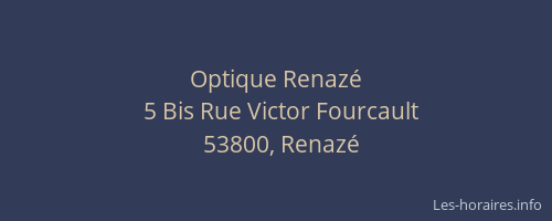 Optique Renaz&eacute;