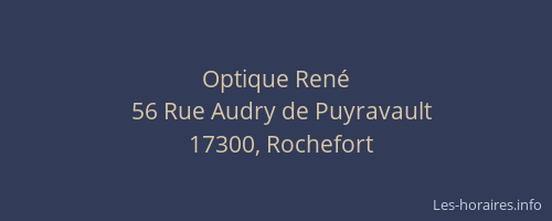 Optique Ren&eacute;