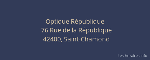 Optique République