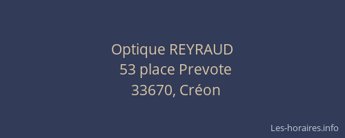 Optique REYRAUD