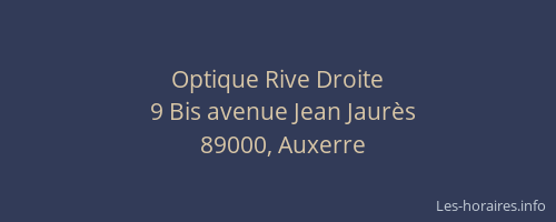 Optique Rive Droite