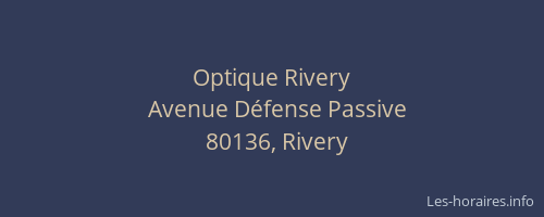 Optique Rivery