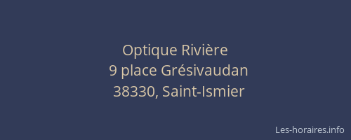 Optique Rivière