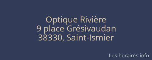 Optique Rivière