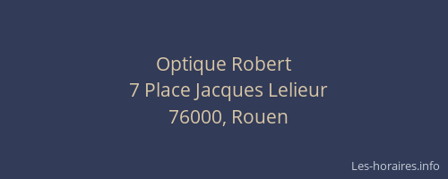 Optique Robert