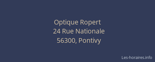 Optique Ropert