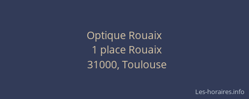 Optique Rouaix