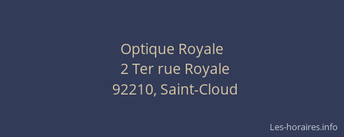 Optique Royale