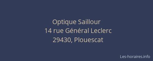 Optique Saillour