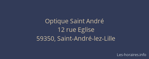 Optique Saint André