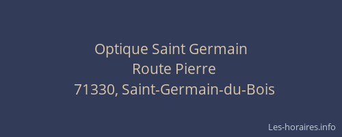 Optique Saint Germain