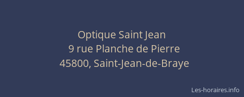 Optique Saint Jean