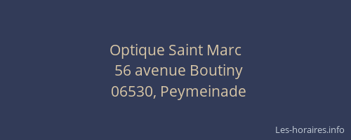 Optique Saint Marc