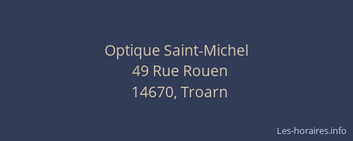 Optique Saint-Michel