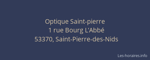 Optique Saint-pierre