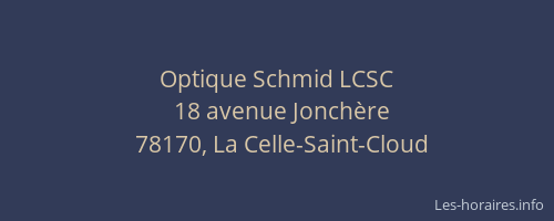 Optique Schmid LCSC