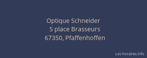 Optique Schneider