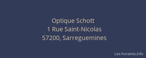 Optique Schott