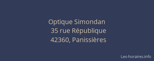 Optique Simondan