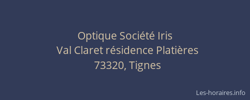 Optique Société Iris