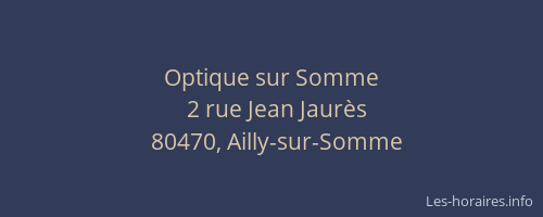 Optique sur Somme