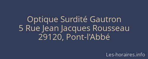 Optique Surdité Gautron