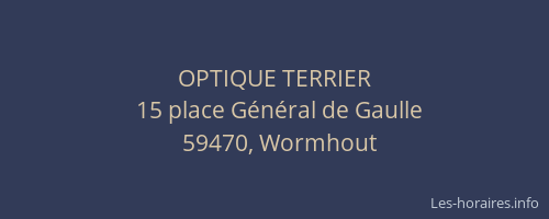 OPTIQUE TERRIER