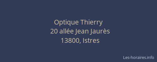 Optique Thierry