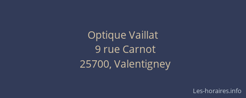 Optique Vaillat