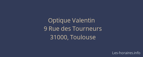 Optique Valentin