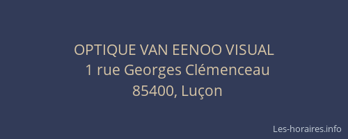 OPTIQUE VAN EENOO VISUAL