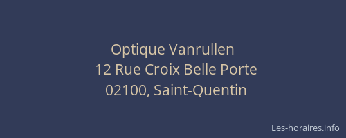 Optique Vanrullen